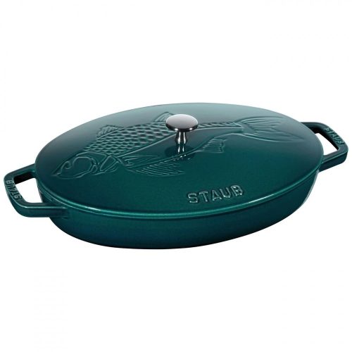 Staub sütőtál tetővel| La-Mer | ovális | 32 cm | 2,8l