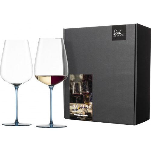 Eisch INSPIRE SENSISPLUS 2 db univerzális borospohár kék powerful & rich 7,4dl 253 mm