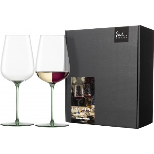 Eisch INSPIRE SENSISPLUS 2 db univerzális borospohár zöld fruity & aromatic 5,8dl 237 mm