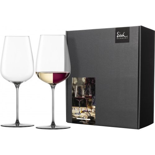 Eisch INSPIRE SENSISPLUS 2 db univerzális borospohár szürke fruity & aromatic 5,8dl 237 mm