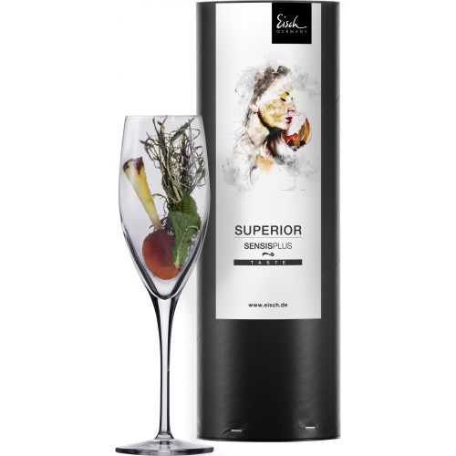 Eisch SUPERIOR SENSISPLUS pezsgőspohár díszhegerben 2,78dl 235 mm