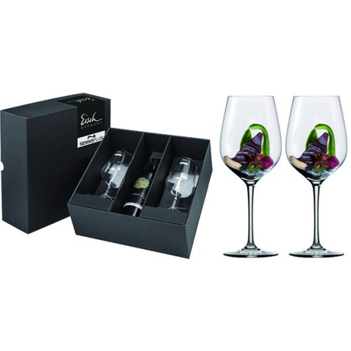 Eisch SUPERIOR SENSISPLUS 2 db vörösboros pohár díszdobozban Cuvée 6dl 238 mm