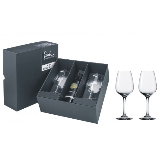 Eisch SUPERIOR SENSISPLUS 2 db fehérboros pohár díszdobozban Cuvée 3,1dl 198 mm