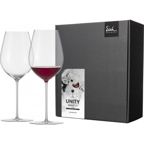 Eisch UNITY SENSISPLUS 2 db Bordeaux GrandCru pohár díszdobozban  8,5dl 275 mm