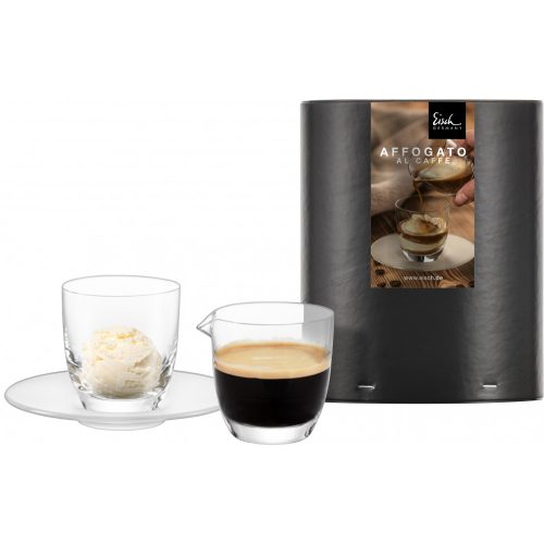 Eisch COFFE AND TEA Affogato al caffè + kávé kiöntő díszhengerben 1dl 65 mm