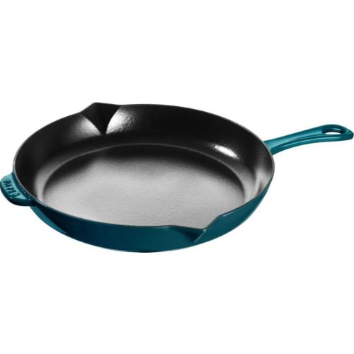 Staub öntöttvas serpenyő| tengerkék| kerek | 30 cm