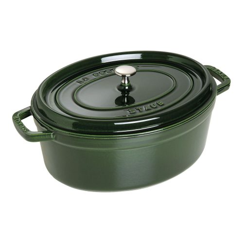 Staub öntöttvas edény - sötétkék - ovális 31 cm - 5,5l