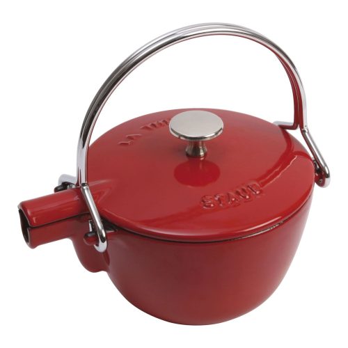 Staub öntöttvas teafőző meggypiros 1,15 l