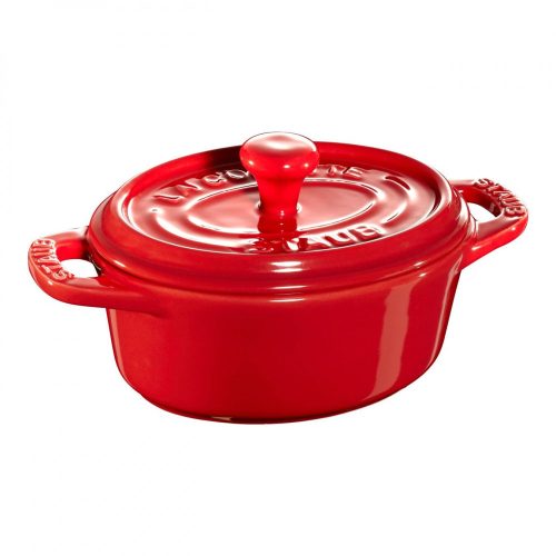 Staub kerámia Mini Cocotte | 10cm | 0.20l | Cherry | ovális