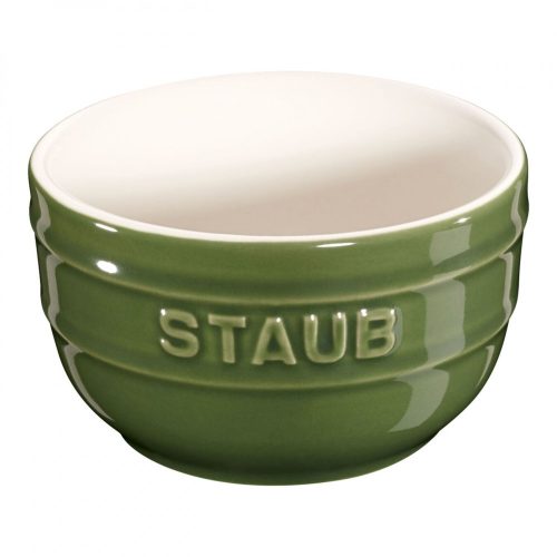 Staub kerámia ramekin szett 2 részes | bazsalikom zöld | kerek | 94 cm