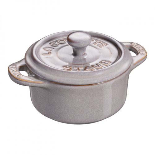 Staub kerámia Mini Cocotte | 10cm | 0.20l | szürke | kerek