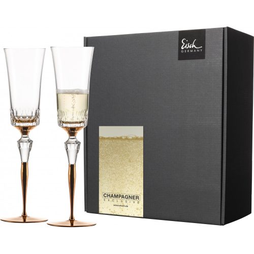 Eisch CHAMPAGNE EXCLUSIV 2 db pezsgőspohár réz  2,5dl 280 mm